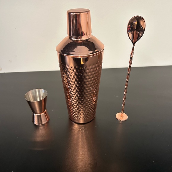 Copper Cocktail Bar Mixing Set - Picture 1 of 2